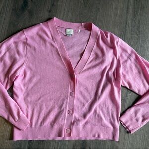 Target a New Day pink cardigan sweater size small